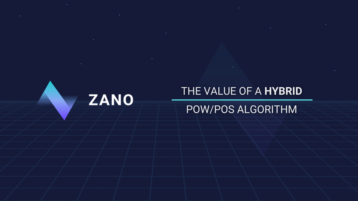 The Value of a Hybrid PoW/PoS Algorithm