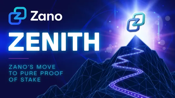 Zenith: Zano's move to pure proof of stake